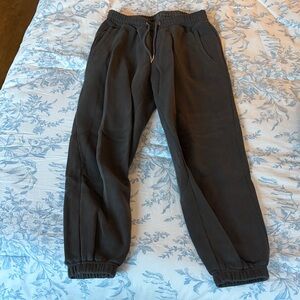 Abercrombie joggers charcoal grey